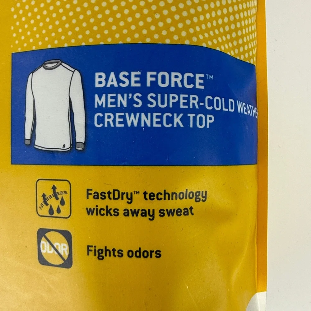 Carhartt Force Base Layer Mens 2XL Black Super-Cold Weather Crewneck Top NWT